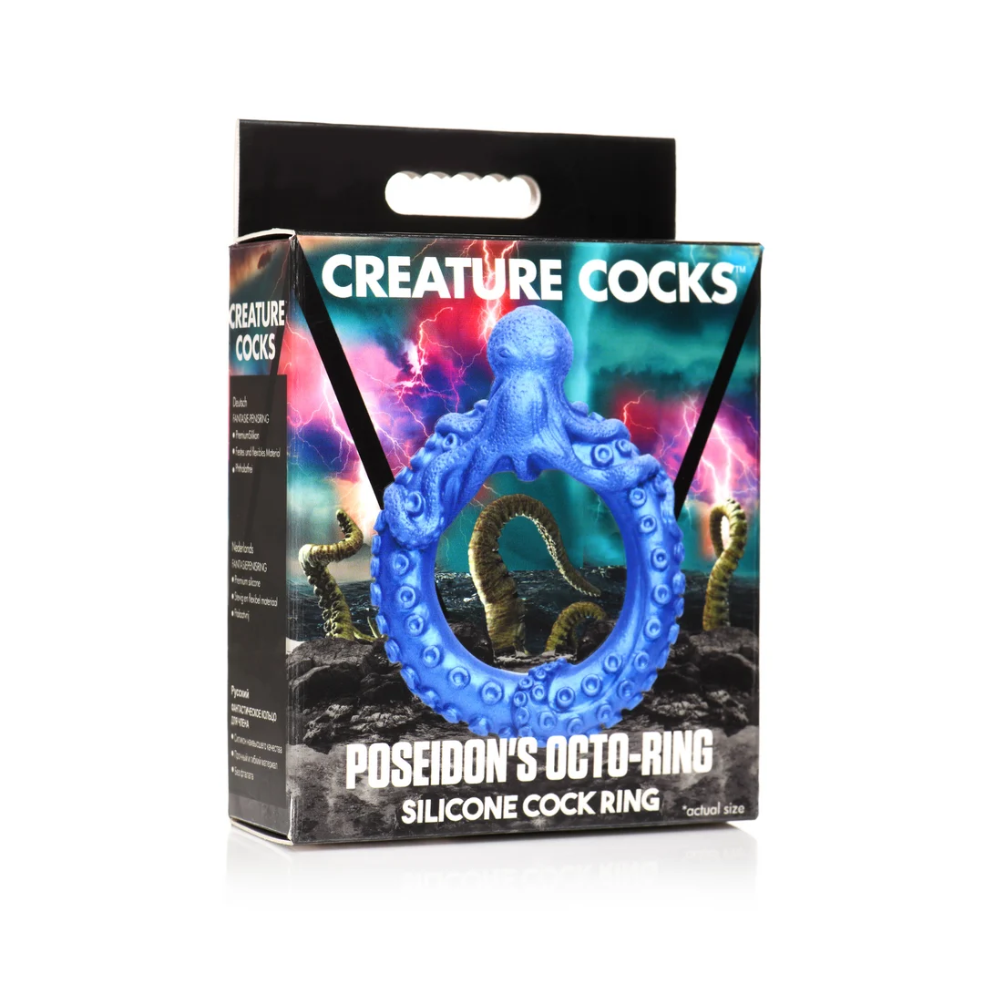 Silikonowy pierścień erekcyjny Poseidon's Octo Ring - obrazek 1