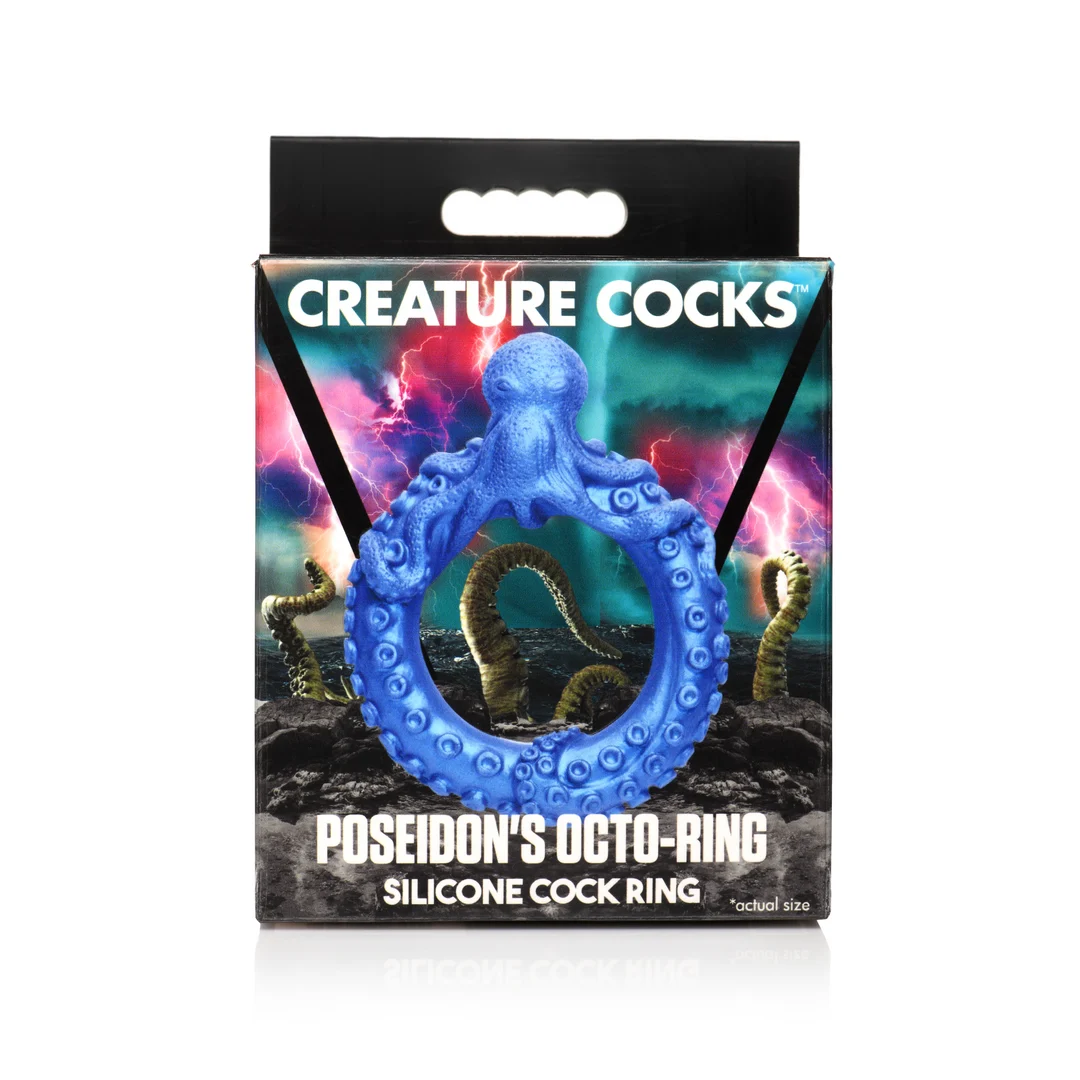 Silikonowy pierścień erekcyjny Poseidon's Octo Ring - obrazek 2
