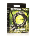 Silikonowy pierścień na penisa Black Caiman XR Brands