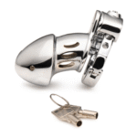 Klatka czystości z regulowanym pierścieniem – Snap-On Chastity Cage - obrazek 3