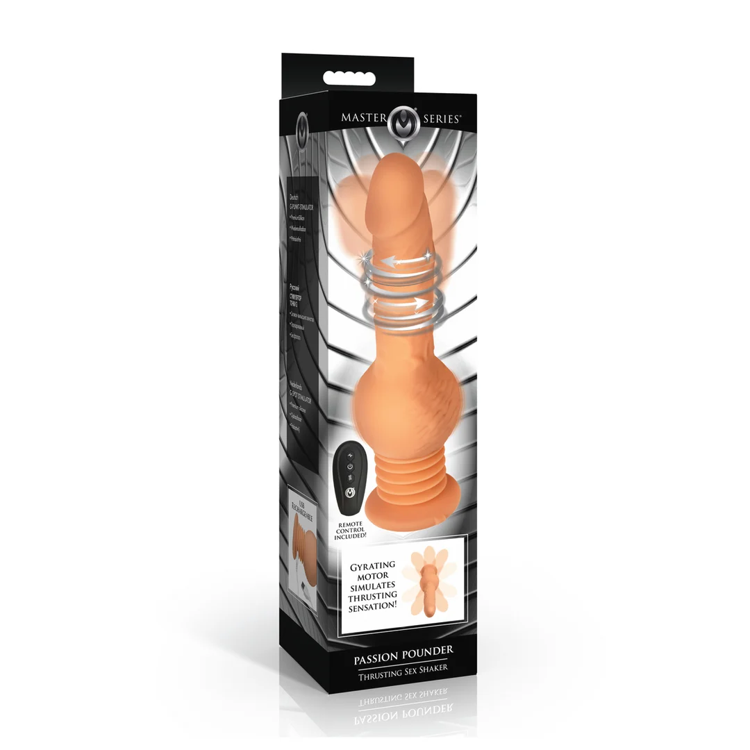 Passion Pounder duwende vibrator met afstandsbediening