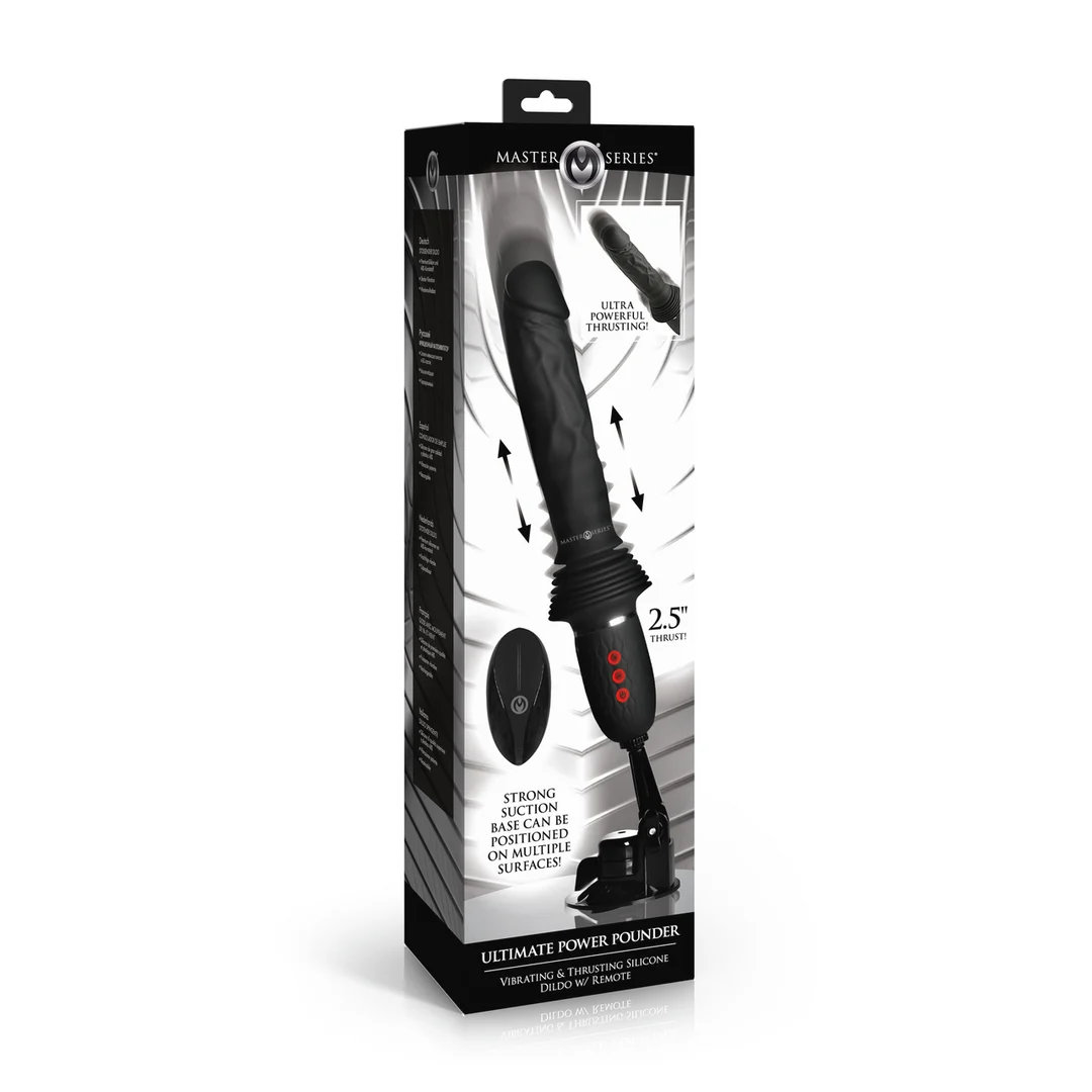 Ultimate Power Pounder wibrujące dildo z ruchem posuwistym - obrazek 1