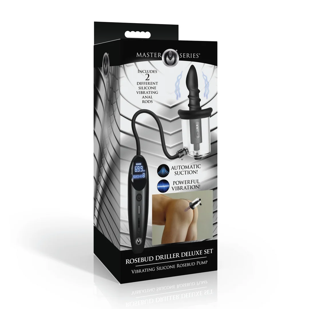 XR Brands Rosebud Driller Deluxe Set - obrazek 1