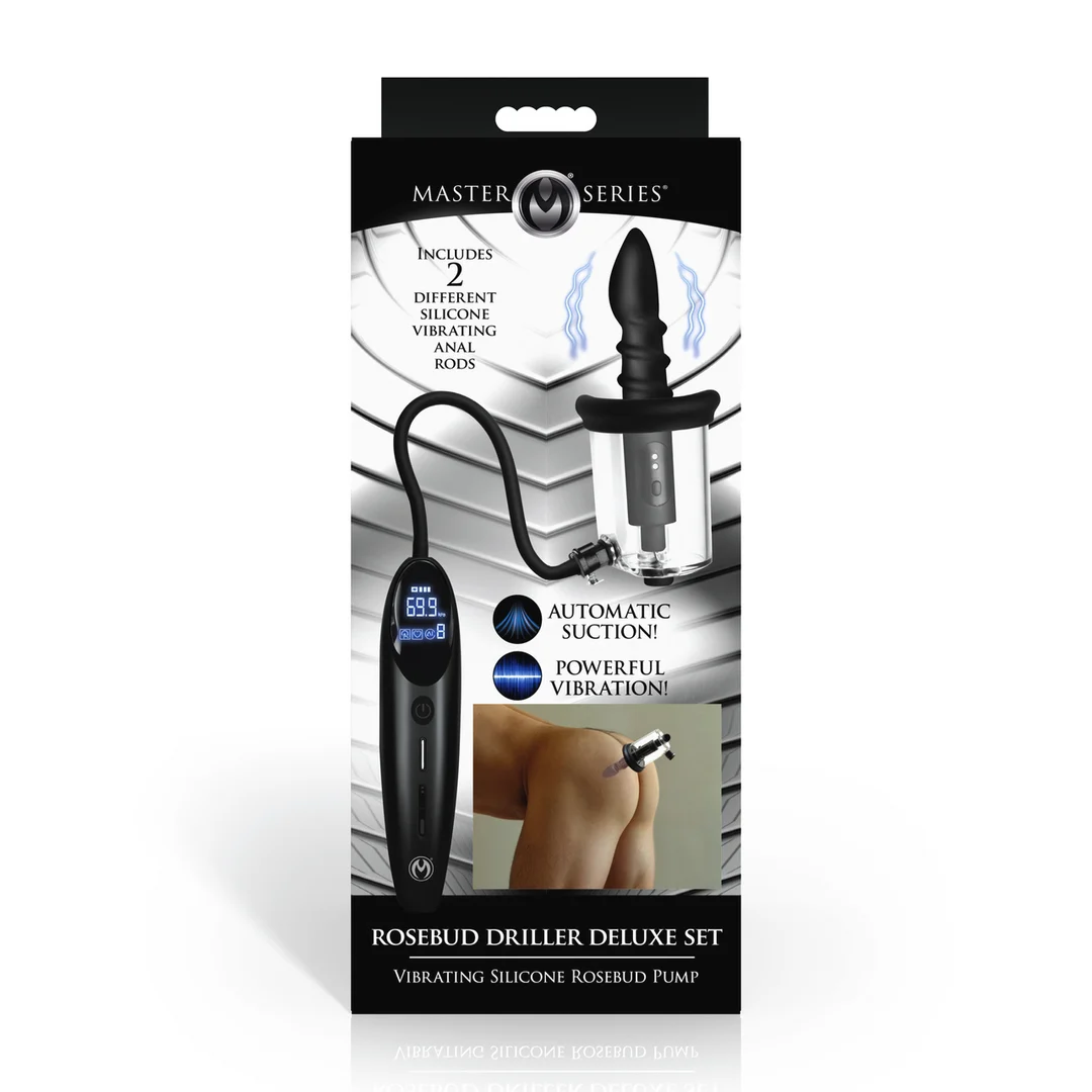 XR Brands Rosebud Driller Deluxe Set - obrazek 2