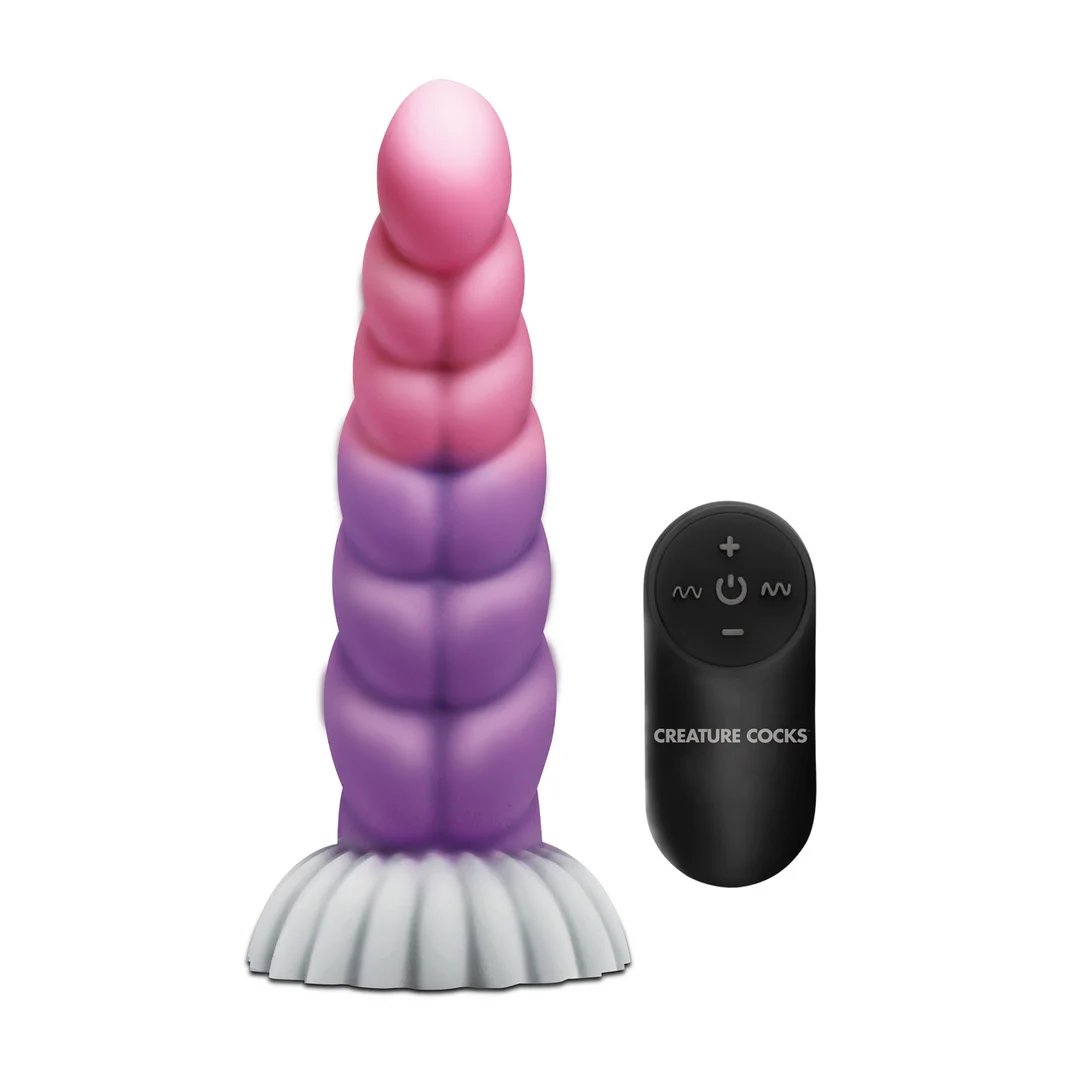 Dildo z wibracjami Cloud Rider w kształcie jednorożca - obrazek 3