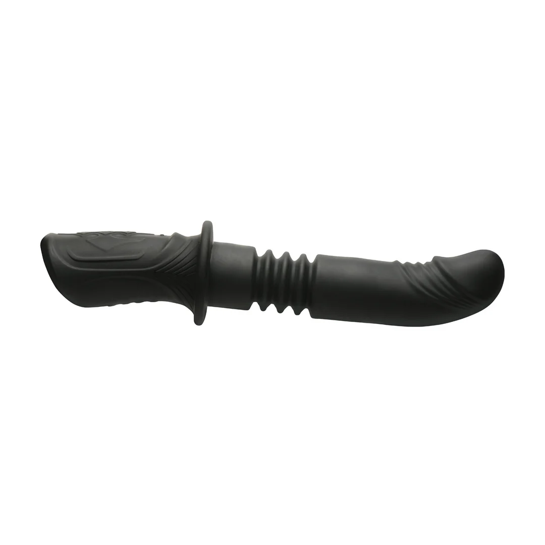 XR Brands Power Thrust, silikonowy wibrator z ruchem posuwistym - obrazek 5