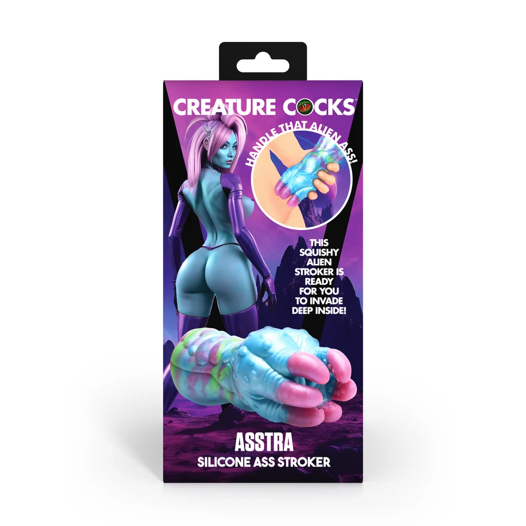 Silikonowy masturbator analny Asstra - obrazek 2