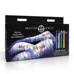 Świece kapiące Glow Wax UV, zestaw 4 sztuk