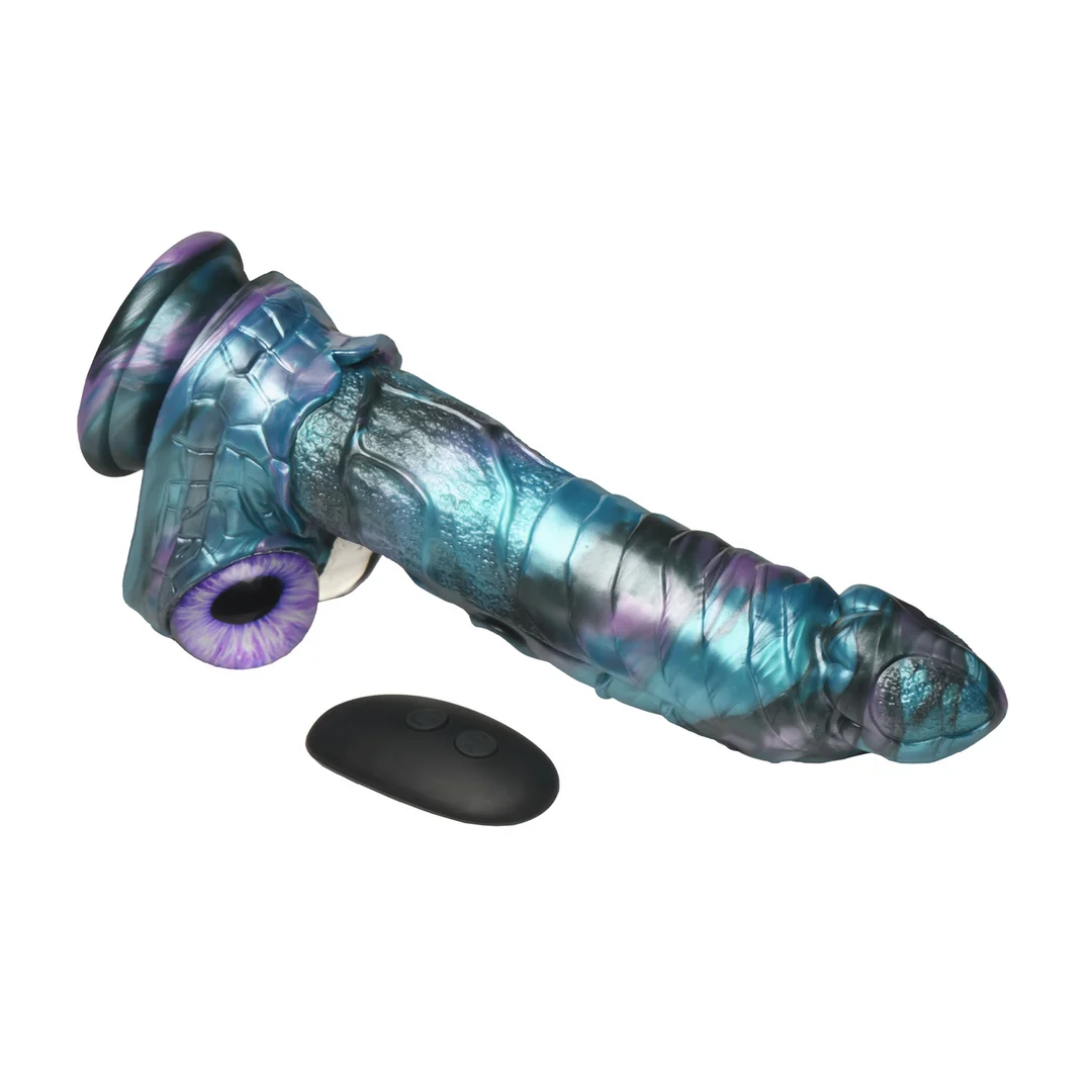 Dildo z ruchem posuwistym i wibracjami XR Brands Astro Thrust - obrazek 5
