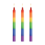 Tęczowy zestaw świec kapiących XR Brands Pride Candles - obrazek 3
