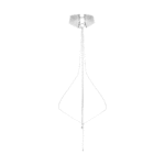 Choker z metalową draperią do bielizny bondage i zmysłowych stylizacji | SexyPlus - obrazek 4