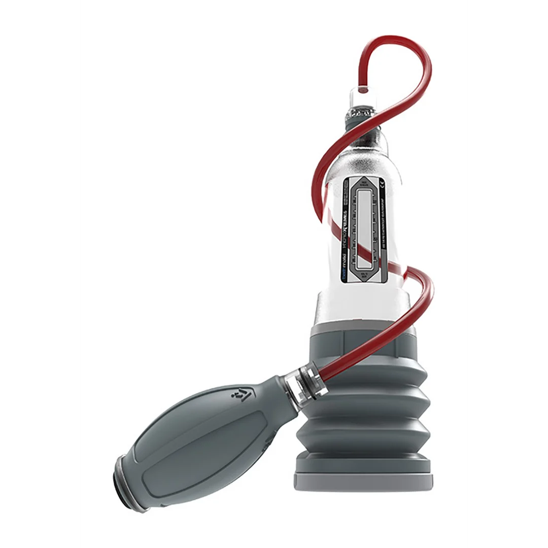 Pompka do penisa o przezroczystej konstrukcji – HydroXtreme5 - obrazek 3