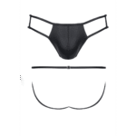 Jockstrap wetlook z efektem Wielkiego Szefa dla wyrazistego wyglądu – SexyPlus - obrazek 4