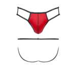Męski jockstrap wetlook z efektem Wielkiego Szefa, który podkreśla przód – LIN - obrazek 4