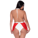 Czerwona i biała sukienka Magic Silk Dress Up - obrazek 11