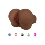 Wibrujący masturbator z 10 funkcjami – masturbator w pozycji na pieska - obrazek 2