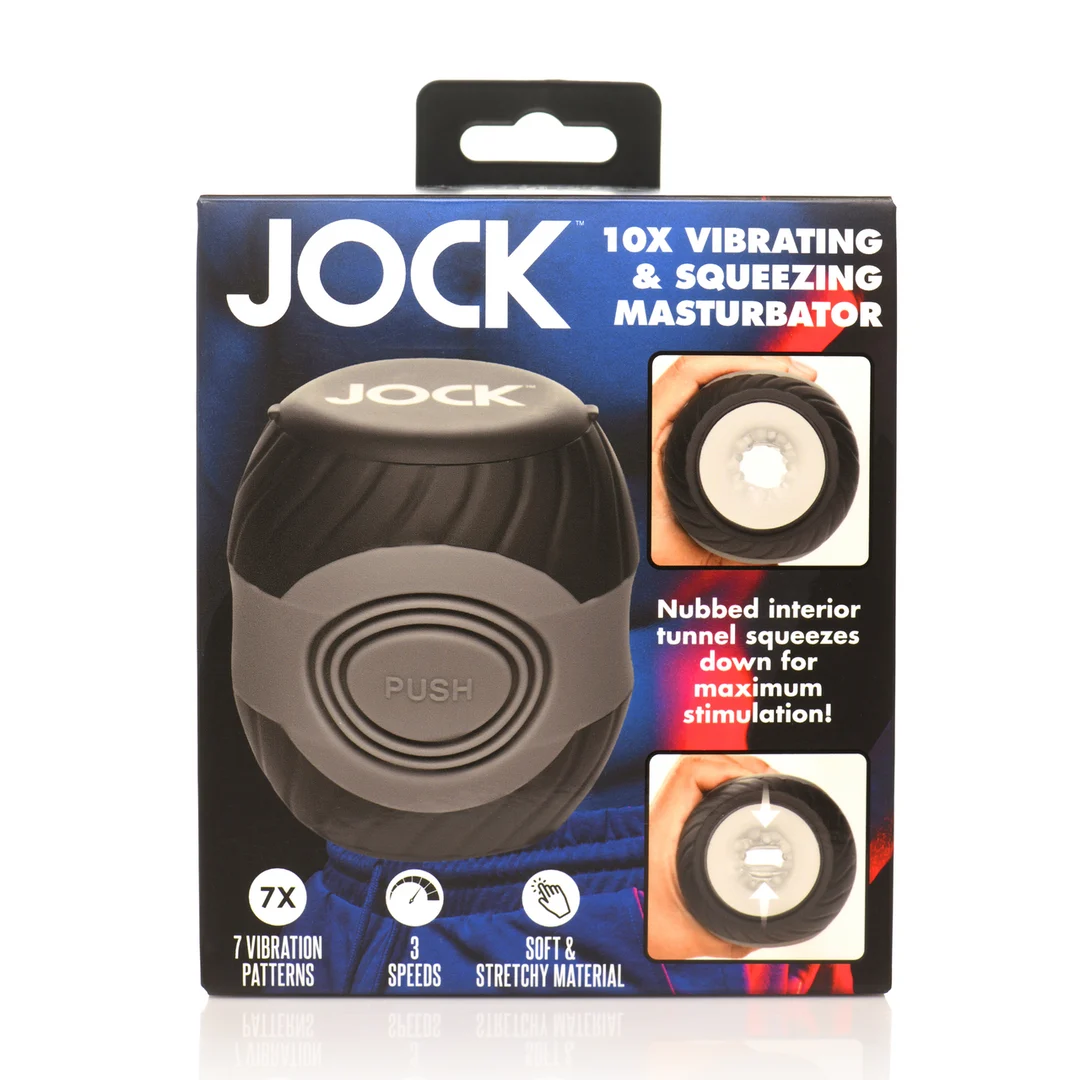 Wibrujący masturbator z funkcją zaciskania Curve Toys 10X - obrazek 2