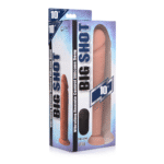 Wibrujące silikonowe dildo Curve Toys z pilotem