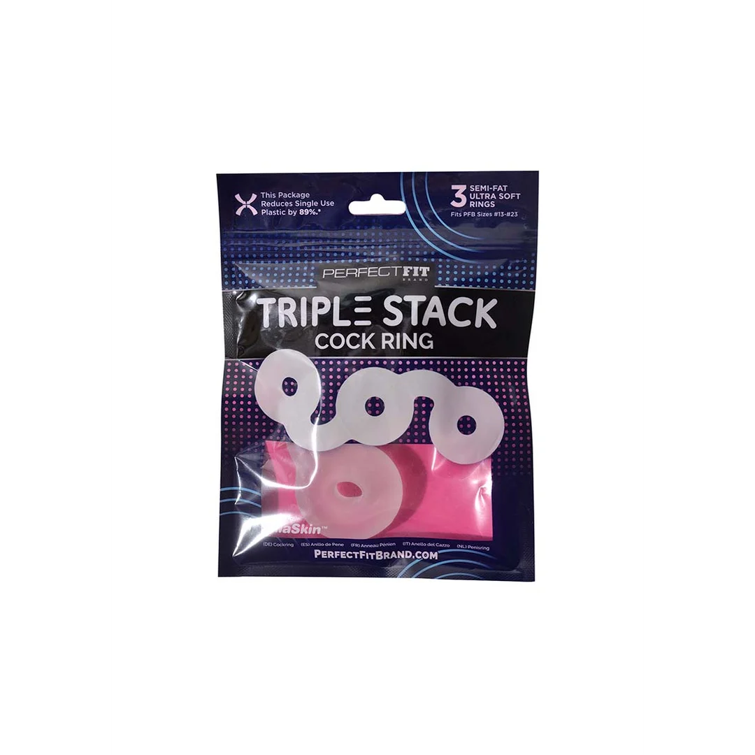 Pierścienie erekcyjne PerfectFitBrand Triple Donut - obrazek 1