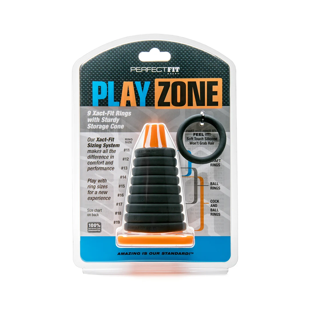 Zestaw pierścieni erekcyjnych PerfectFit Xact Fit Play Zone - obrazek 1