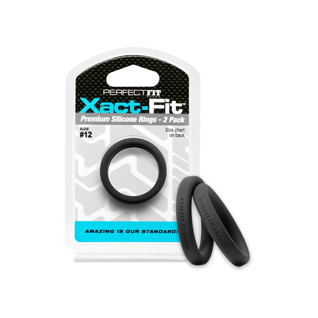 PerfectFit Xact Fit, pierścień erekcyjny rozmiar #12, 2 sztuki - obrazek 1