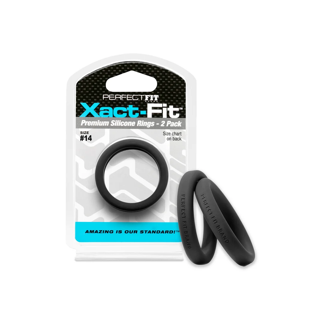 Pierścień erekcyjny PerfectFit Xact Fit #14, 2 sztuki - obrazek 4