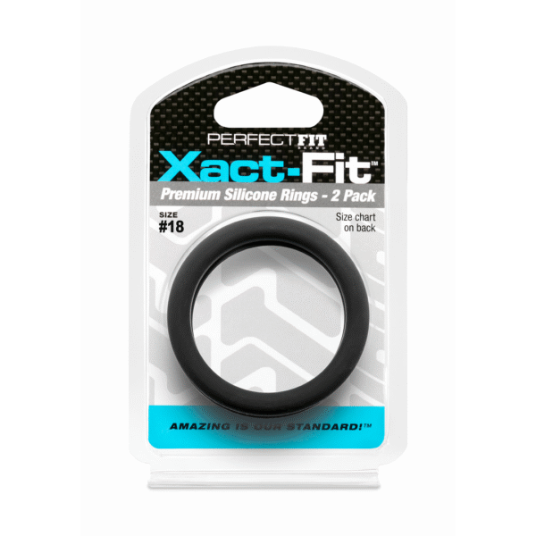 Pierścienie erekcyjne PerfectFit Xact Fit, rozmiar #18, 2 sztuki