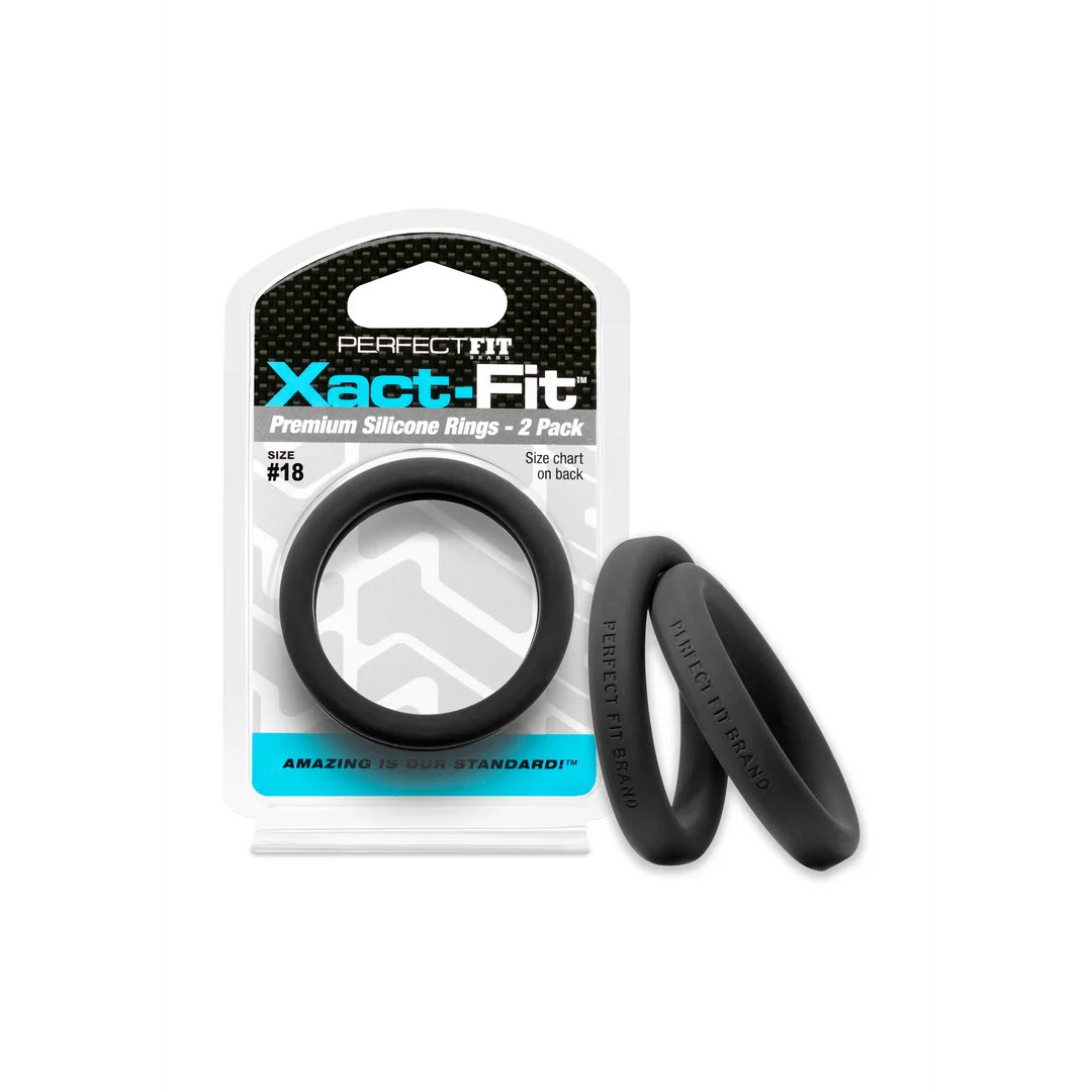 Pierścienie erekcyjne PerfectFit Xact Fit, rozmiar #18, 2 sztuki - obrazek 4