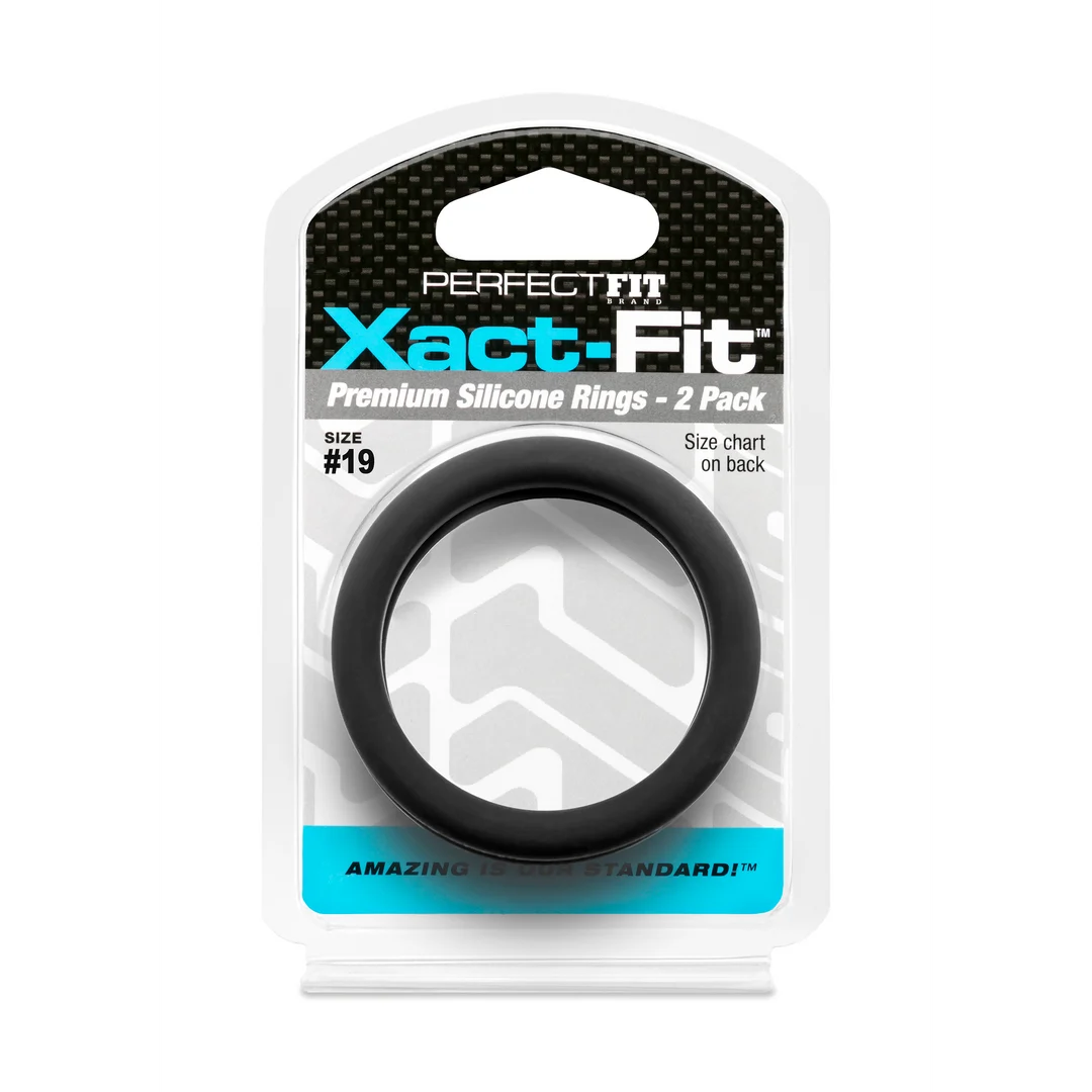 Pierścienie erekcyjne PerfectFit Xact Fit, rozmiar 19, 2 sztuki - obrazek 1