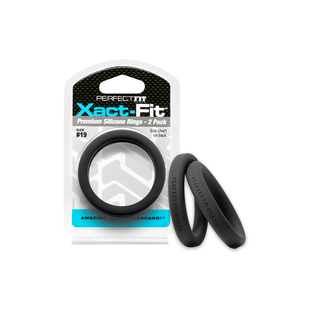 Pierścienie erekcyjne PerfectFit Xact Fit, rozmiar 19, 2 sztuki - obrazek 4