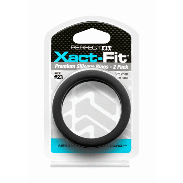 Pierścień erekcyjny PerfectFit Xact Fit, 2 pack, rozmiar 23