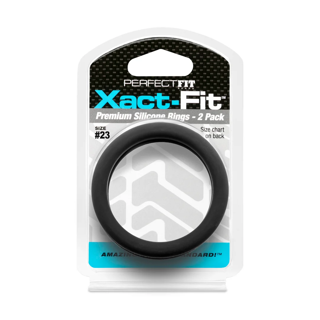 CR-86B-2 Pierścień erekcyjny PerfectFit Xact Fit, 2 pack, rozmiar 23 - obrazek 1