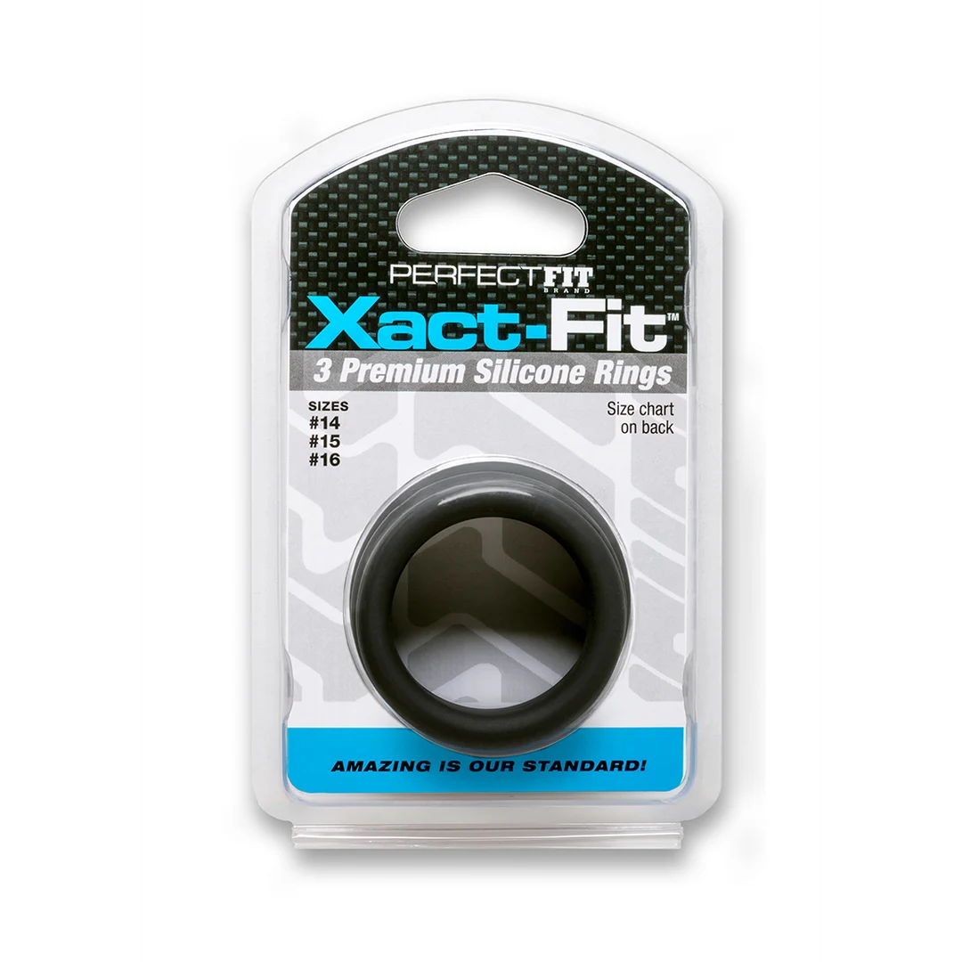 Zestaw pierścieni erekcyjnych PerfectFit Xact Fit S/M - obrazek 1