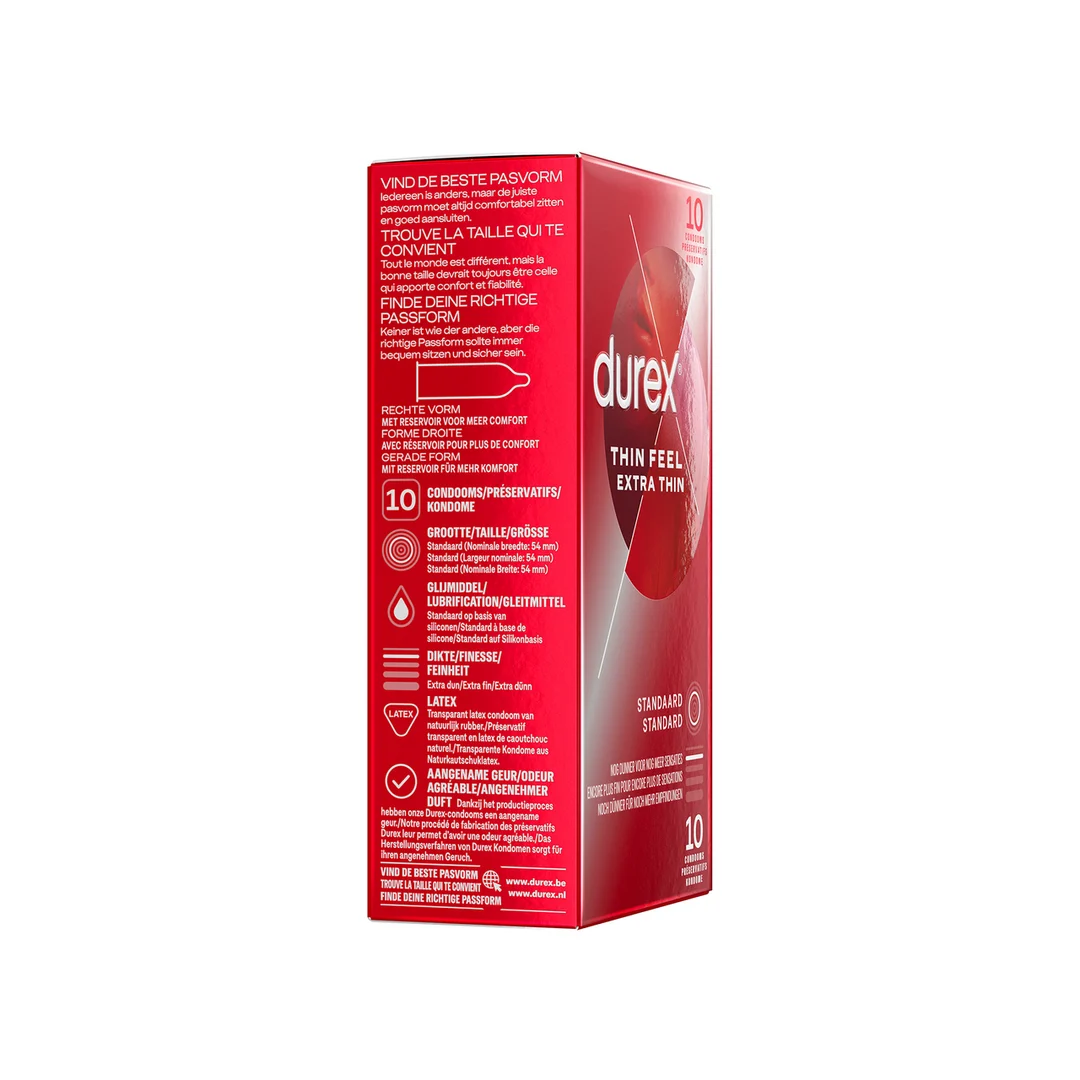 Prezerwatywy Durex Thin Feel Extra Thin, 10 sztuk - obrazek 2