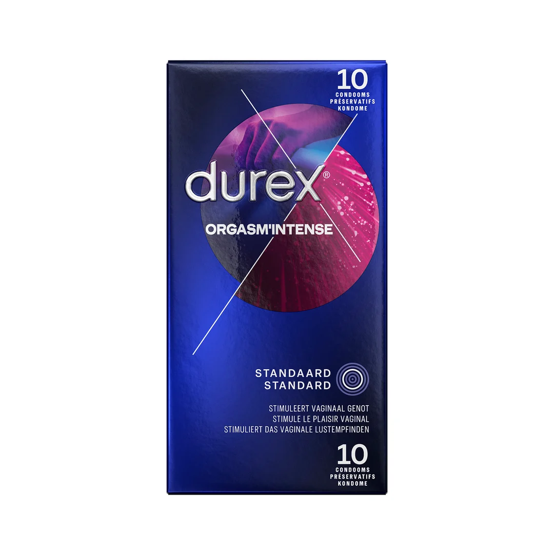 Prezerwatywy Durex Orgasm Intense, 10 sztuk - obrazek 1