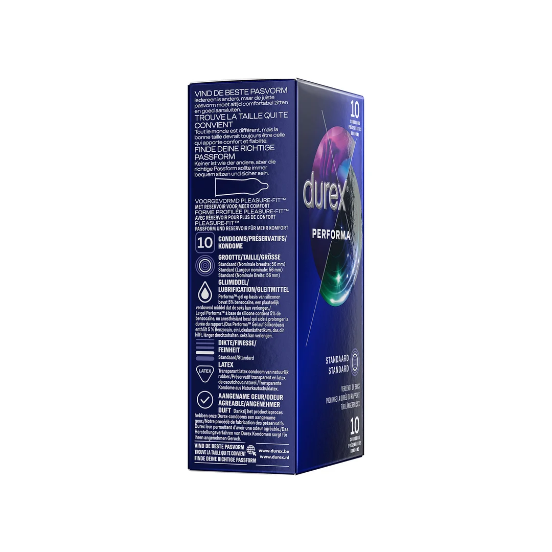 Prezerwatywy Durex Performa, 10 sztuk - obrazek 2