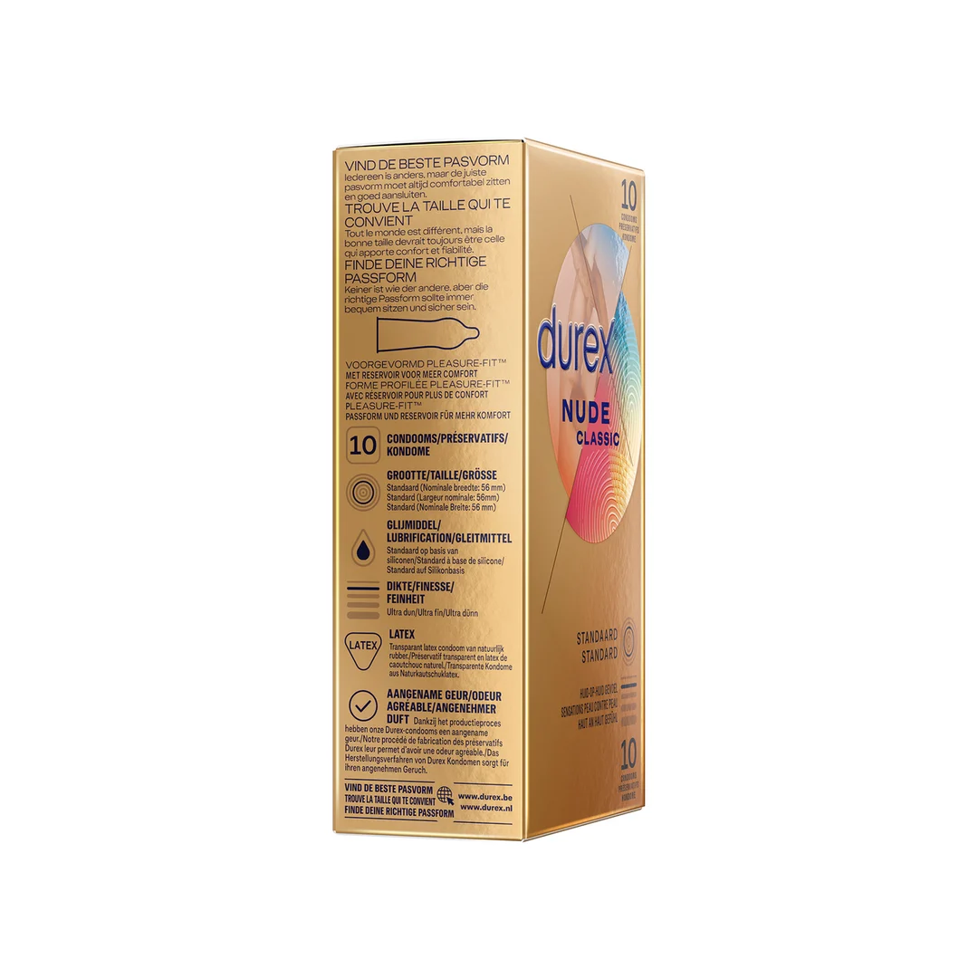 Prezerwatywy Durex Nude Classic, 10 sztuk - obrazek 2