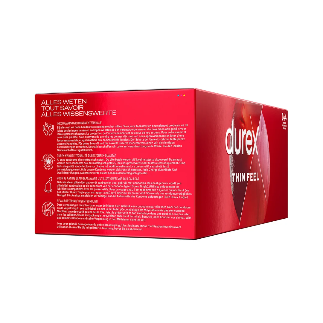 Prezerwatywy Durex Thin Feel, 144 sztuki - obrazek 2