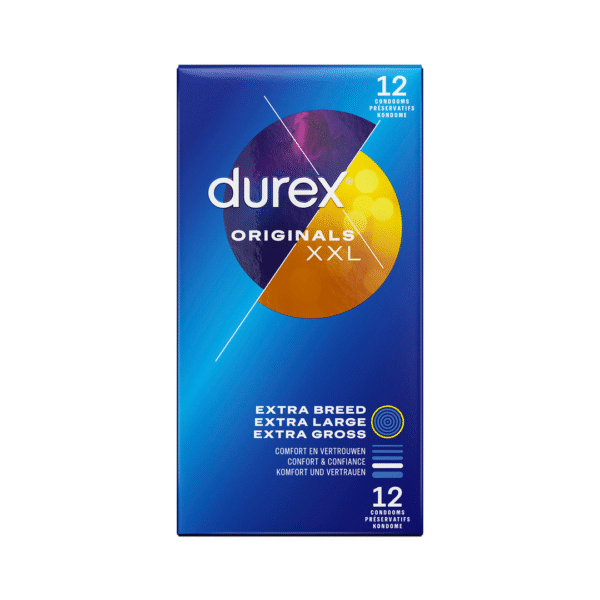Prezerwatywy Durex XXL, 12 sztuk