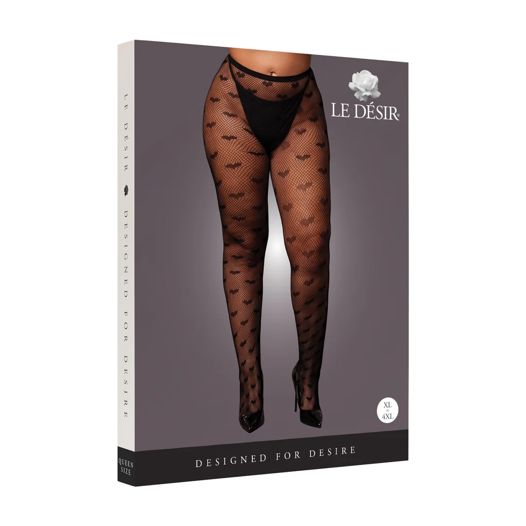Rajstopy plus size w serduszka, które dodadzą figlarnego uroku pełniejszym kształtom – LIN - obrazek 1