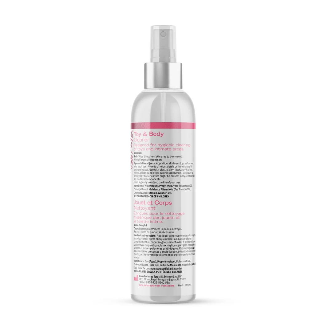 Płyn do czyszczenia zabawek erotycznych i ciała – do skóry i gadżetów intymnych – zapach unisex – 118 ml / 4 fl oz - obrazek 1