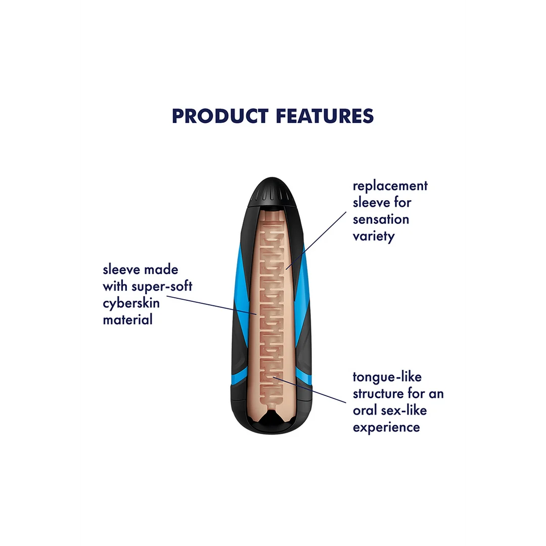 Męska nasadka na penisa o miękkiej teksturze – Penis Sleeve - obrazek 2
