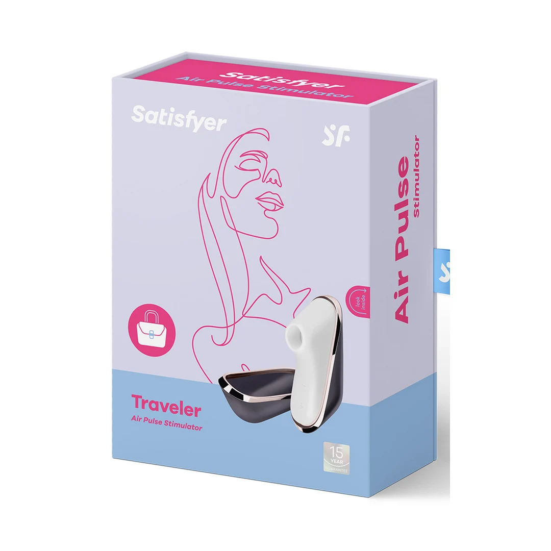 Satisfyer stymulator łechtaczki z technologią Air Pulse – Traveler - obrazek 1