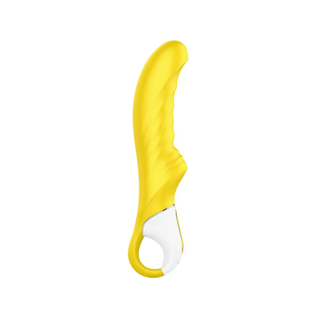 Wibrator łechtaczkowy Satisfyer o zakrzywionym kształcie – Yummy Sunshine - obrazek 3