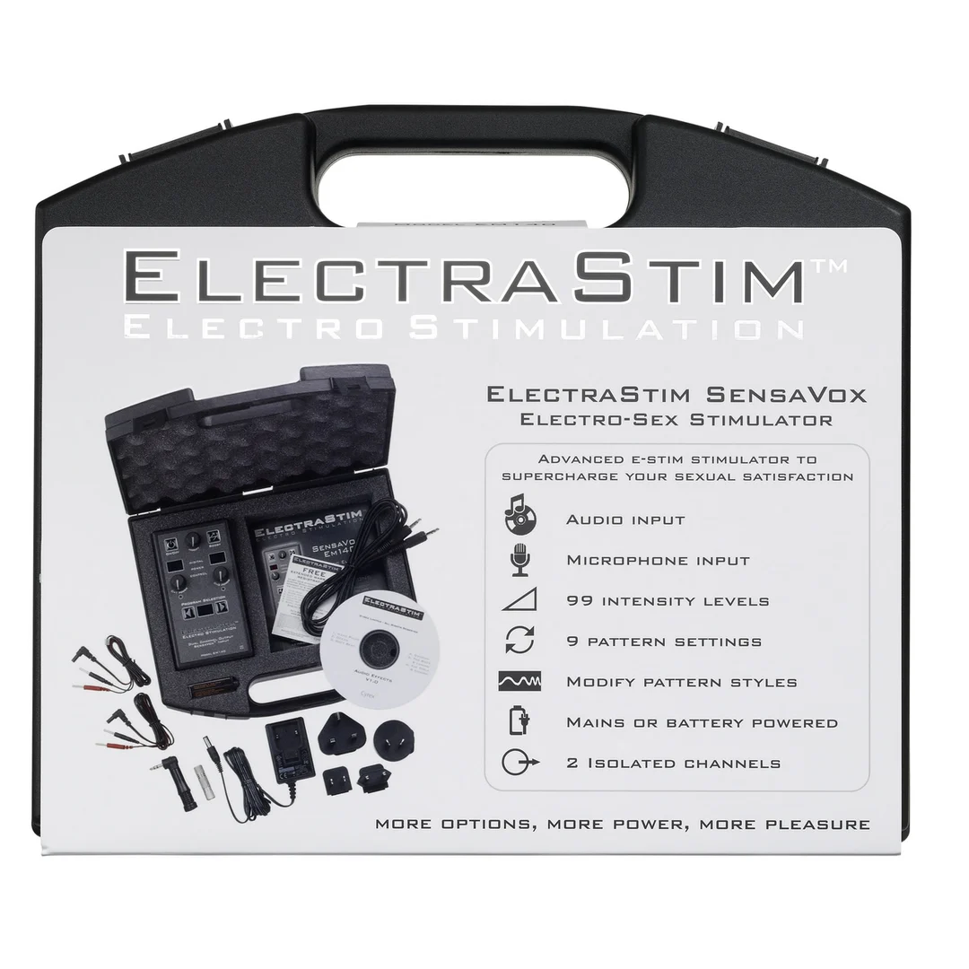 Zestaw stymulatora elektrostymulacyjnego ElectraStim SensaVox - obrazek 2