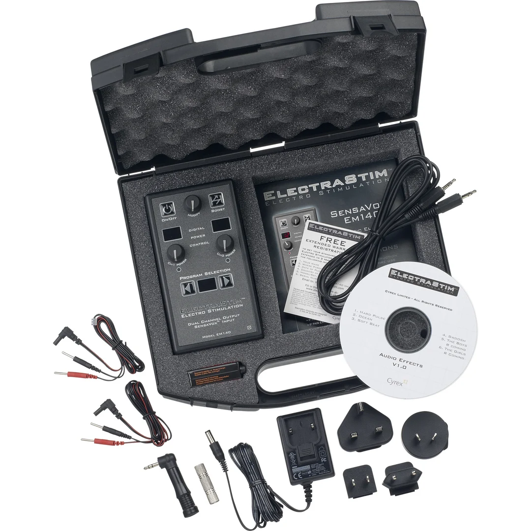 Zestaw stymulatora elektrostymulacyjnego ElectraStim SensaVox - obrazek 6