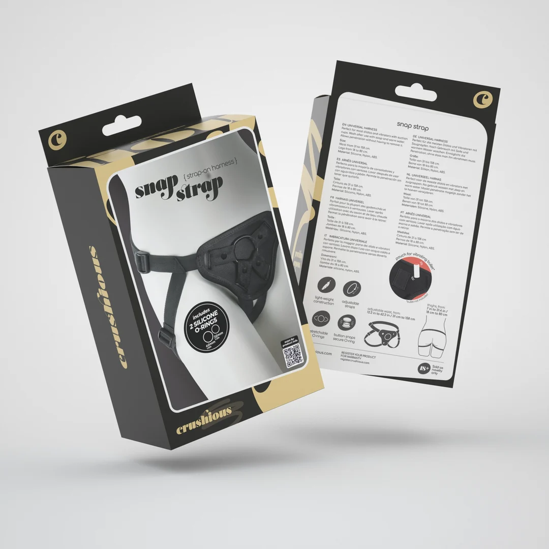 Uprząż do dildo Crushious Snap Strap - obrazek 1