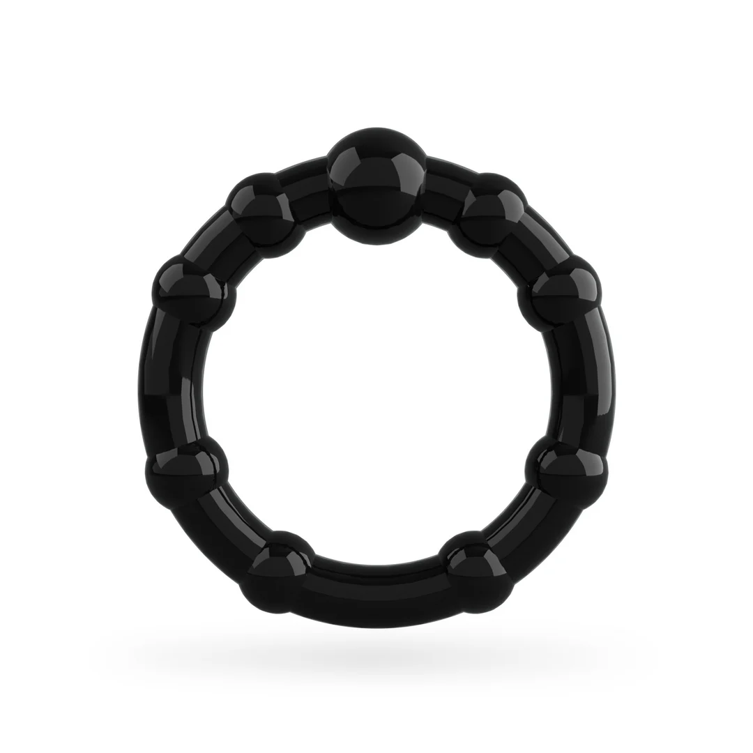 Zestaw pierścieni na penisa Crushious Triple Bead - obrazek 4