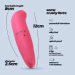 Różowy masażer mini Crushious G Finder - obrazek 5