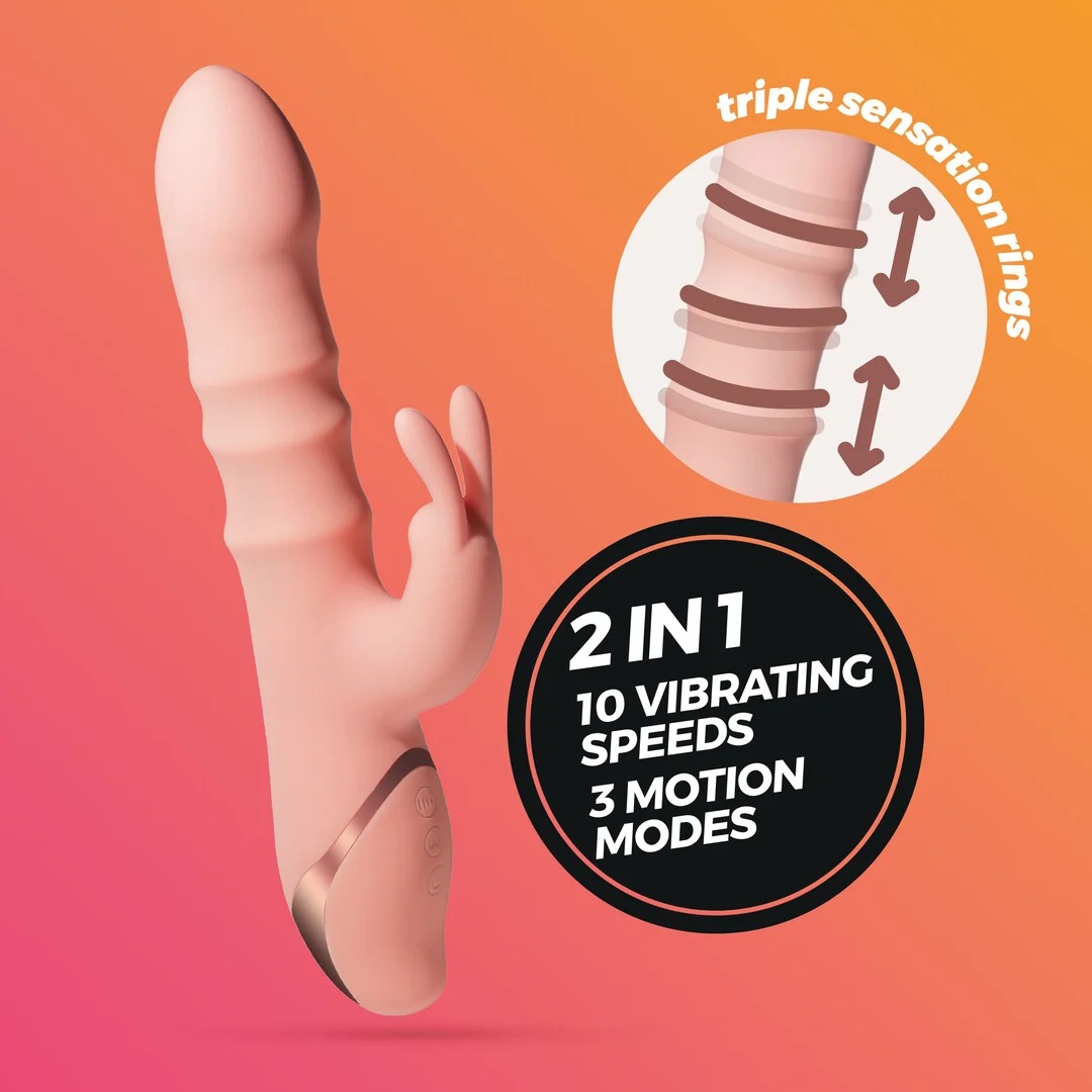 Crushious Ringlord Ring Rabbit Vibrator - obrazek 5